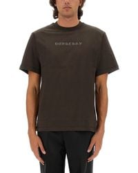 Burberry - T-Shirt With Logo - Lyst