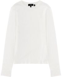 Theory - Solid Crew Neck T-Shirt - Lyst