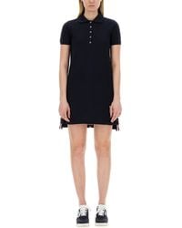 Thom Browne - Cotton Pique Polo Shirt Dress - Lyst