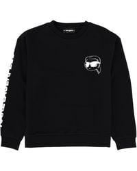 KARL LAGERFELD - Felpa Con Stampe - Lyst