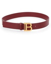 Balmain - Cintura Con Fibbia Logo - Lyst