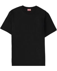 KENZO - Solid Crew Neck T-Shirt - Lyst