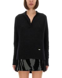 Tom Ford - Cashmere And Silk Long Sleeve Polo Shirt - Lyst