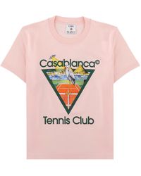 CASABLANCA - T-Shirt "Pyramid Abduction" - Lyst