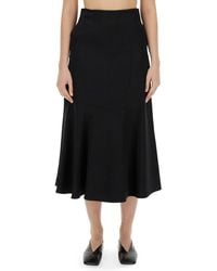 Jil Sander - Flared Skirt - Lyst