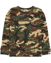 A Bathing Ape - Felpa Mimetica "One Point" - Lyst