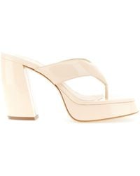 Gia Borghini - Patent Leather Sandals - Lyst