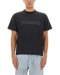 Balenciaga - T-Shirt With A Crinkled Effect - Lyst