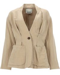 Isabel Marant - Linen Silk Blazer Jacket - Lyst