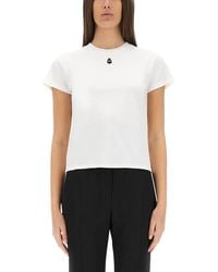 McQueen - Cotton T-Shirt-Donna - Lyst