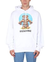Moschino - Teddy Print Sweatshirt - Lyst