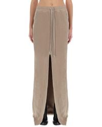 Rick Owens - Solid Maxi Skirt - Lyst