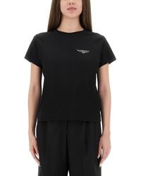 Givenchy - Cotton Jersey Crewneck T-Shirt - Lyst