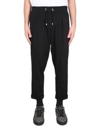 Balmain - Relaxed Fit Wool Pants - Lyst