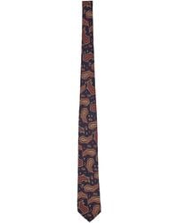 Etro - Paisley Jacquard Silk Tie - Lyst