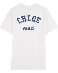 Chloé - Vestito Maxi T Shirt - Lyst