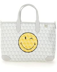 Anya Hindmarch - "I Am A Plastic Bag Wink" Tote Bag Xs - Lyst
