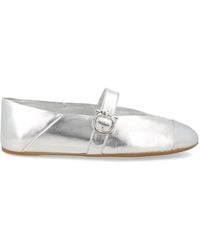 Ferragamo - Ballerina "Nena" Con Fibbia "Gancini" - Lyst