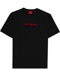 HUGO - T-Shirt With Logo - Lyst