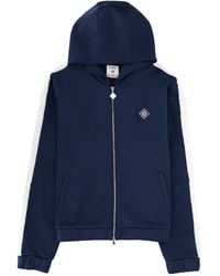 CASABLANCA - Essential Zip-Up Hoodie For - Lyst