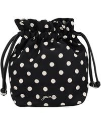 Ganni - Bucket Bag Recycled Polyamide Handbags - Lyst