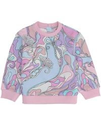 PUCCI - Felpa Con Stampa Iride All-Over - Lyst