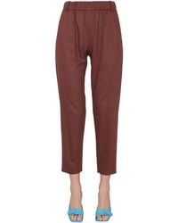 Alysi - Virgin Wool Cigarette Pants - Lyst