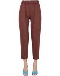 Alysi - Virgin Wool Cigarette Pants - Lyst