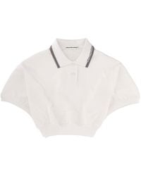 T By Alexander Wang - Cotton Polo - Lyst