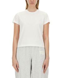 Alexander Wang - Essential Shrunk Tshirt - Lyst