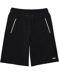 BOSS - Shorts Con Vita Elasticizzata - Lyst