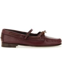 Hereu - Mary Jane Lorea Supple Shiny" Moccasins - Lyst