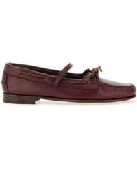 Hereu - Mary Jane Lorea Supple Shiny" Moccasins - Lyst