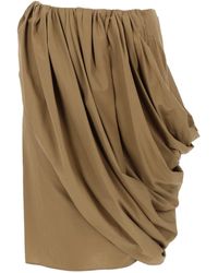 Chloé - Mini Cotton Skirt For - Lyst