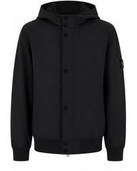 Stone Island - Giacca Con Cappuccio - Lyst