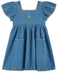 Emile Et Ida - Vestito Con Fiore - Lyst