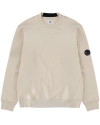 C.P. Company - Sweatshirt With Logo Patch - Lyst