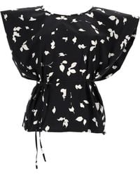 Alysi - Sleeveless Top With Ribbon - Lyst