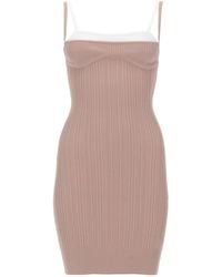 DIESEL - Abito Tank "M-Zandra" Con Effetto Sovrapposto - Lyst