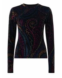 Etro - Top Con Stampa Paisley - Lyst