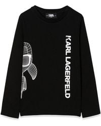 Karl Lagerfeld - Long-Sleeved T-Shirt - Lyst