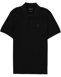 Belstaff - Polo "Steel" Con Patch Logo - Lyst