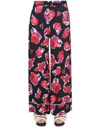 Marni - Pantalone Pijiama Con Motivo Floreale - Lyst