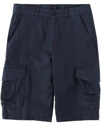 Fay - Woven Bermuda Shorts - Lyst