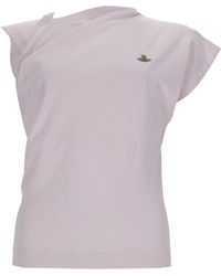 Vivienne Westwood - Top "Hebo" Con Logo - Lyst