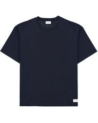 Saint Laurent - T-Shirt Con Patch Logo - Lyst