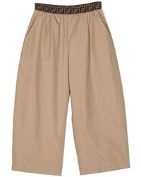 Fendi - Nylon Cotton Pants - Lyst