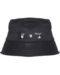 Off-White c/o Virgil Abloh Regular Nylon Bucket Hat - Black