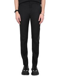 McQueen - Tailored Virgin Wool Pants - Lyst