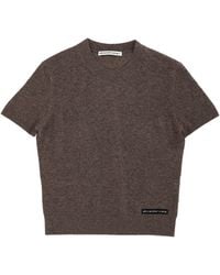 T By Alexander Wang - T-Shirt With Logo - Lyst